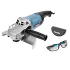 Машина шлифовальная угловая Makita 9069 + очки защитные Makita PGW-180110/CLEAR